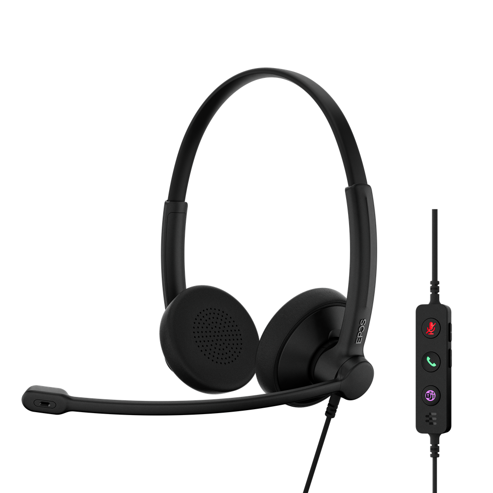 EPOS IMPACT 100 Headset Bedraad Hoofdband Kantoor/callcenter USB Type-C / USB Type-A Zwart EPOS IMPACT 100 Headset Bedraad Hoofdband Kantoor/callcenter USB Type-C / USB Type-A Zwart