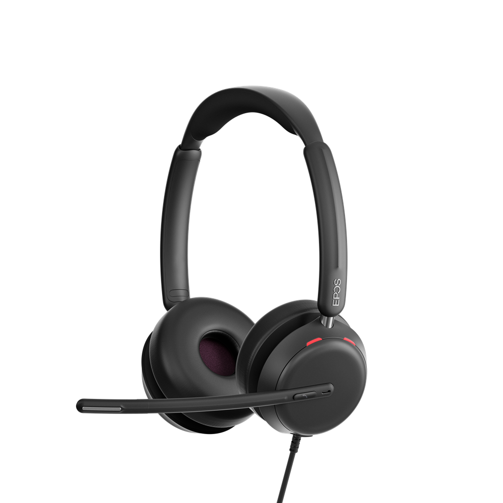 EPOS IMPACT 860 Headset Bedraad Hoofdband Kantoor/callcenter USB Type-C Zwart