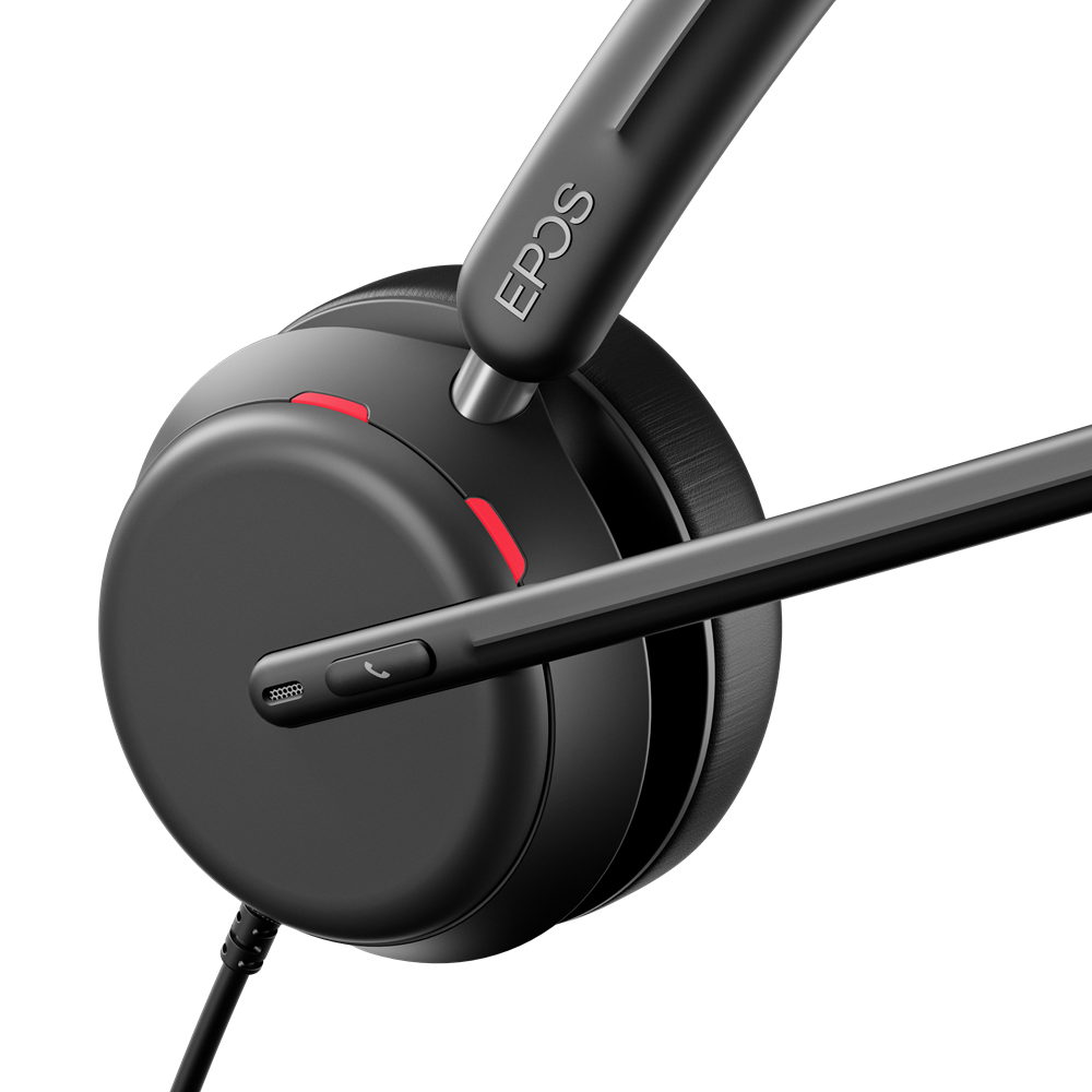 EPOS IMPACT 860 Headset Bedraad Hoofdband Kantoor/callcenter USB Type-C Zwart