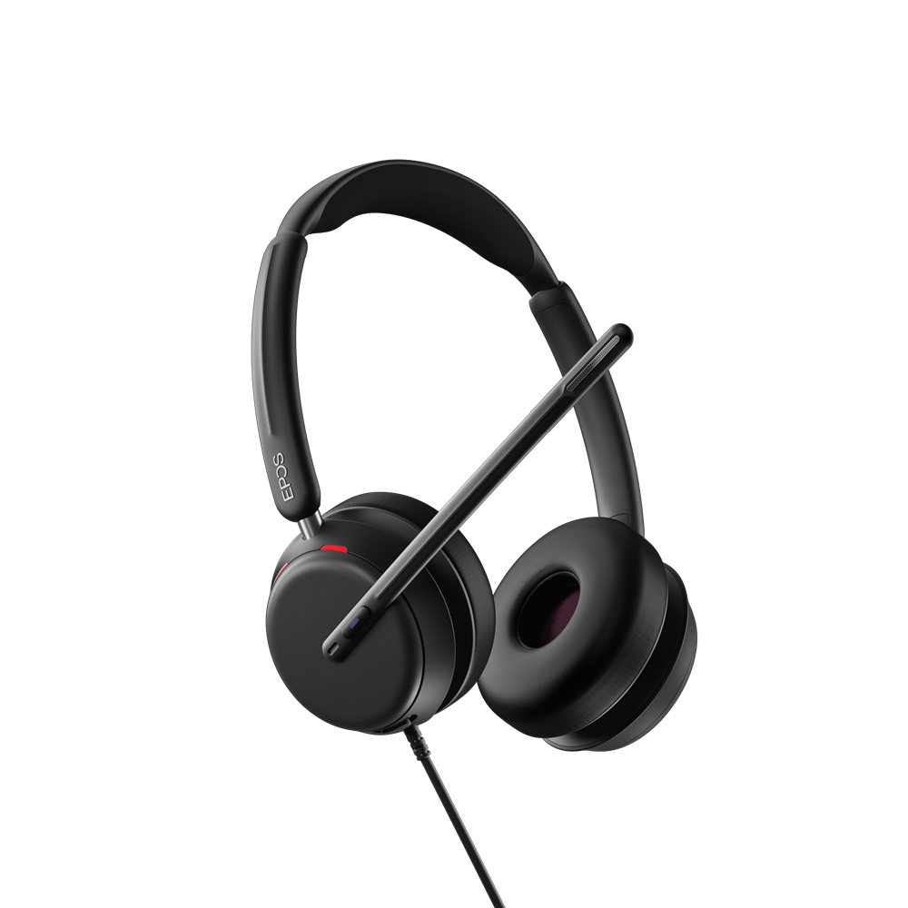 EPOS IMPACT 860T Headset Bedraad Hoofdband Kantoor/callcenter USB Type-C Zwart