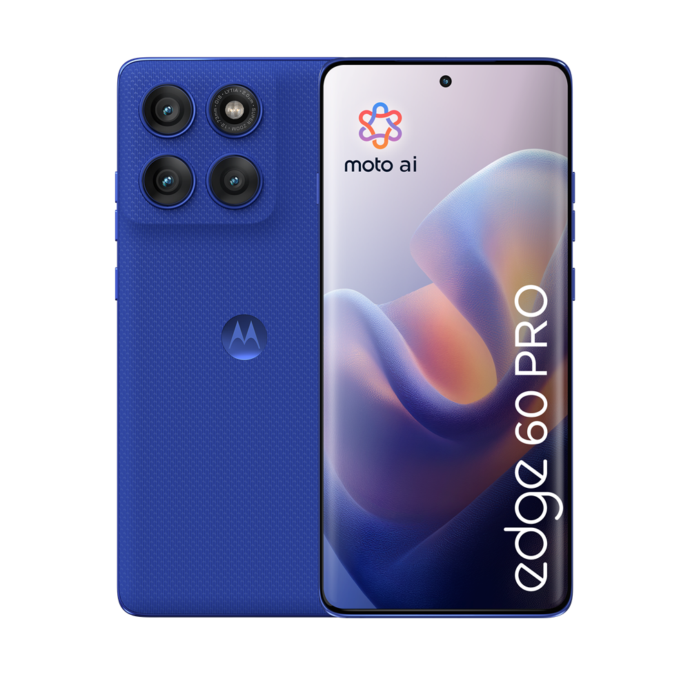 Motorola edge 60 pro 16,9 cm (6.67") Dual SIM Android 15 5G USB Type-C 12 GB 512 GB 6000 mAh Blauw