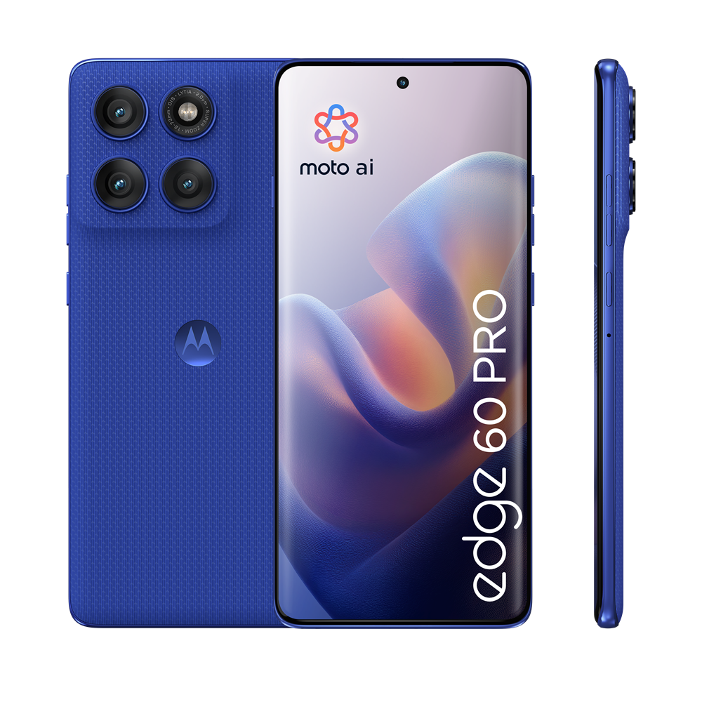 Motorola edge 60 pro 16,9 cm (6.67") Dual SIM Android 15 5G USB Type-C 12 GB 512 GB 6000 mAh Blauw