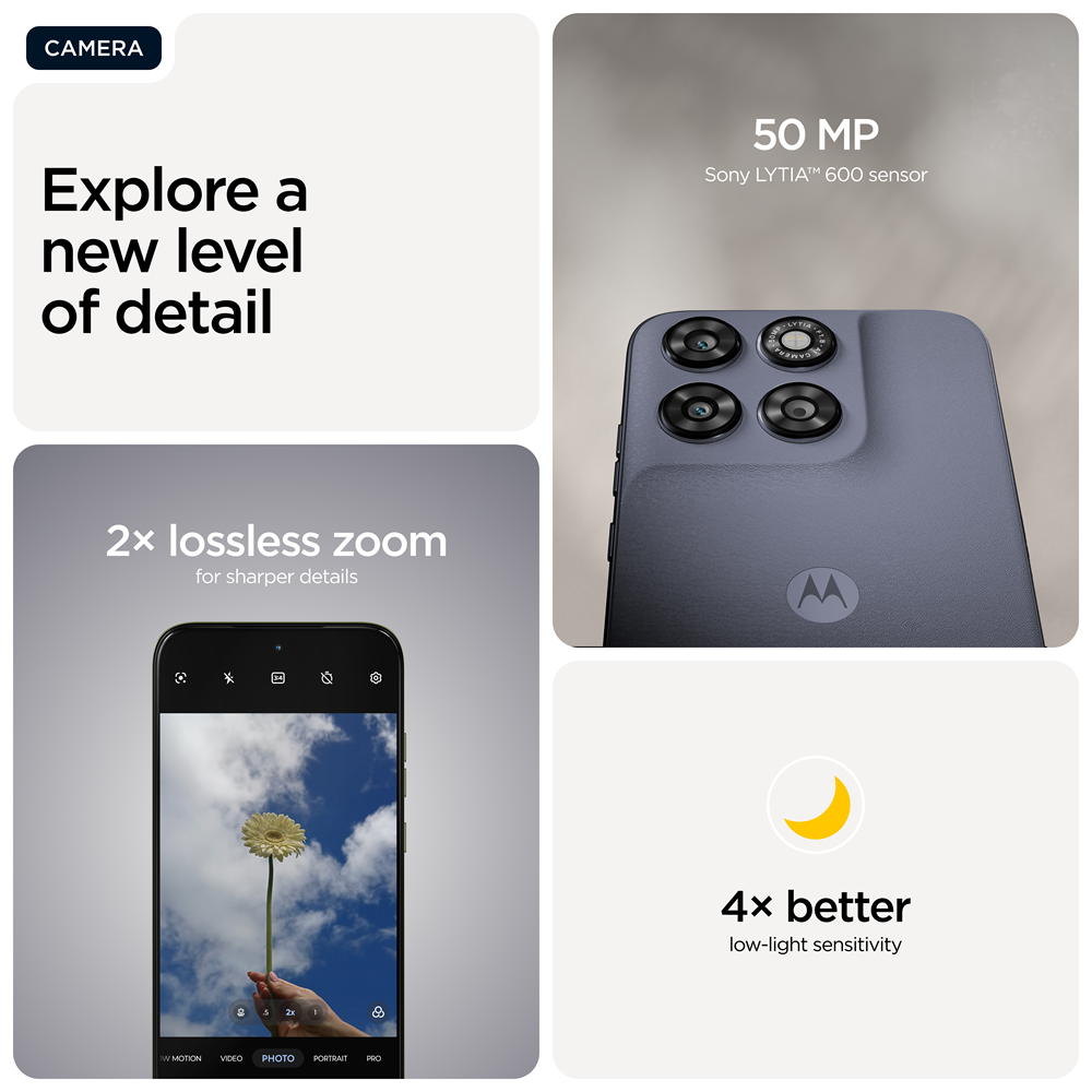 Motorola moto g67 17,3 cm (6.8") Hybride Dual SIM Android 16.0 5G USB Type-C 4 GB 256 GB 5200 mAh Grijs