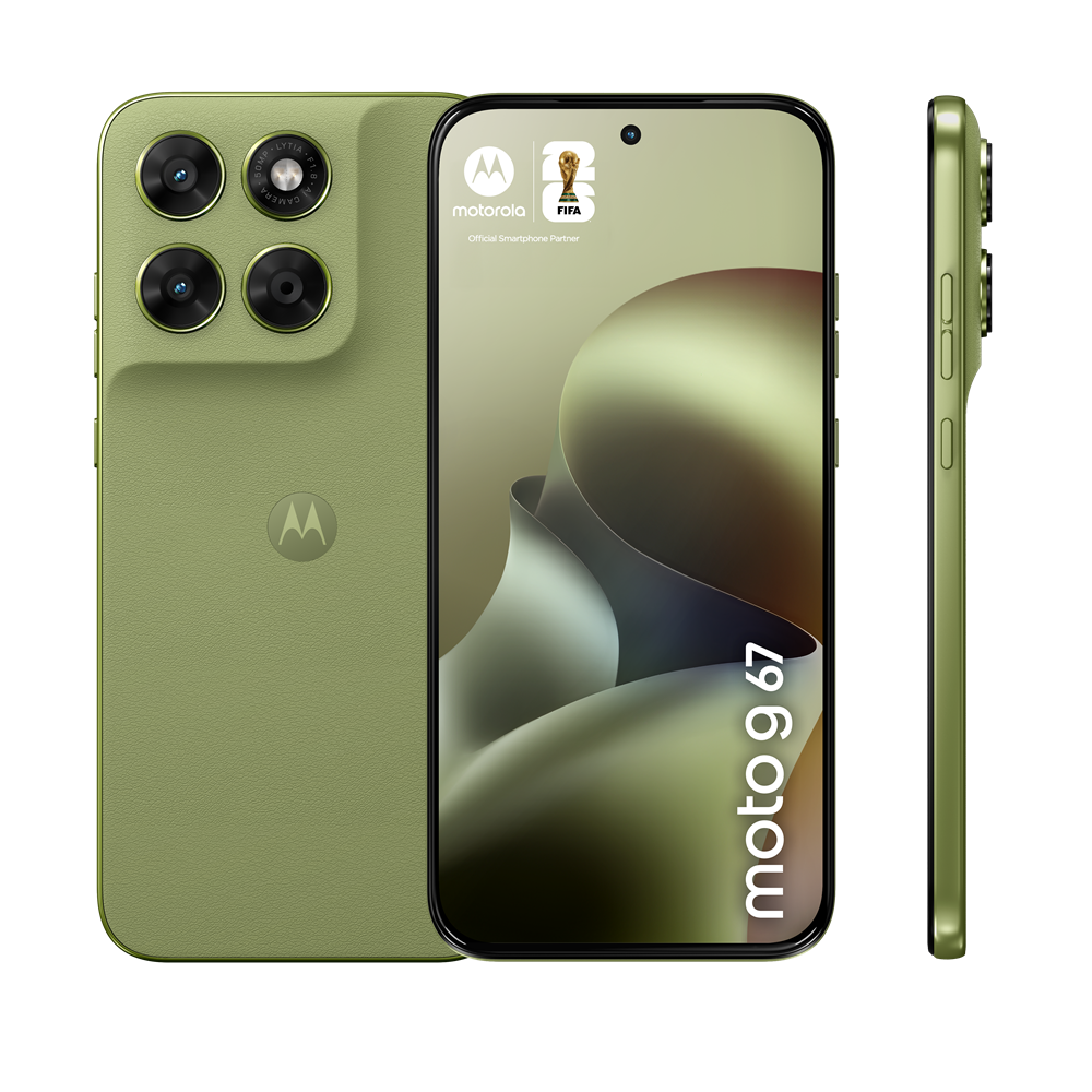 Motorola moto g67 17,3 cm (6.8") Hybride Dual SIM Android 16.0 5G USB Type-C 4 GB 256 GB 5200 mAh Groen