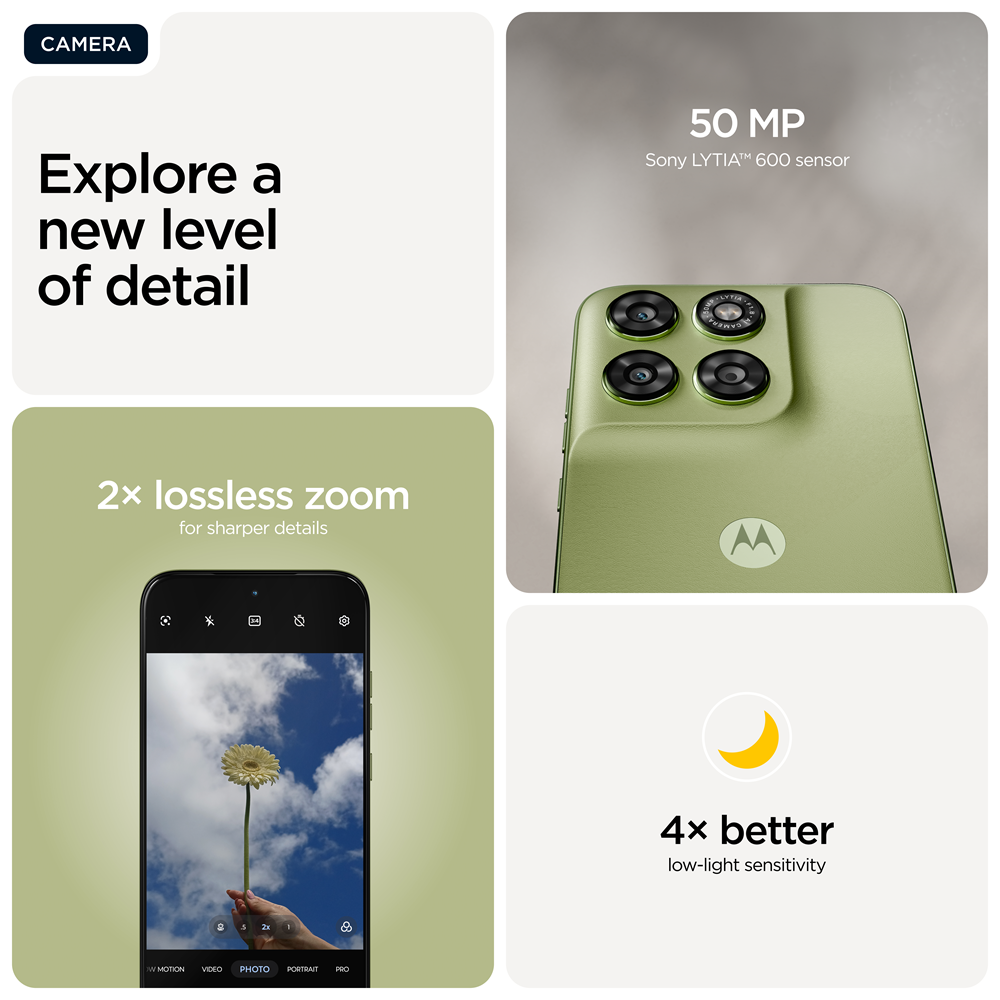 Motorola moto g67 17,3 cm (6.8") Hybride Dual SIM Android 16.0 5G USB Type-C 4 GB 256 GB 5200 mAh Groen