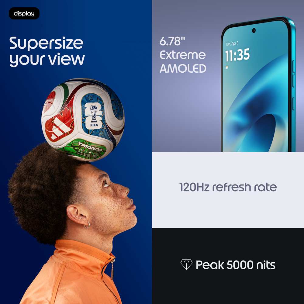 Motorola moto g87 17,2 cm (6.78") Hybride Dual SIM Android 16.0 5G USB Type-C 8 GB 256 GB 5200 mAh Blauw