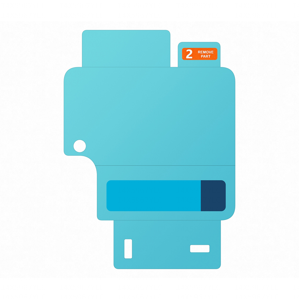 Samsung EF-UF741CTEGWW scherm- & rugbeschermer voor mobiele telefoons Doorzichtige schermbeschermer 1 stuk(s)