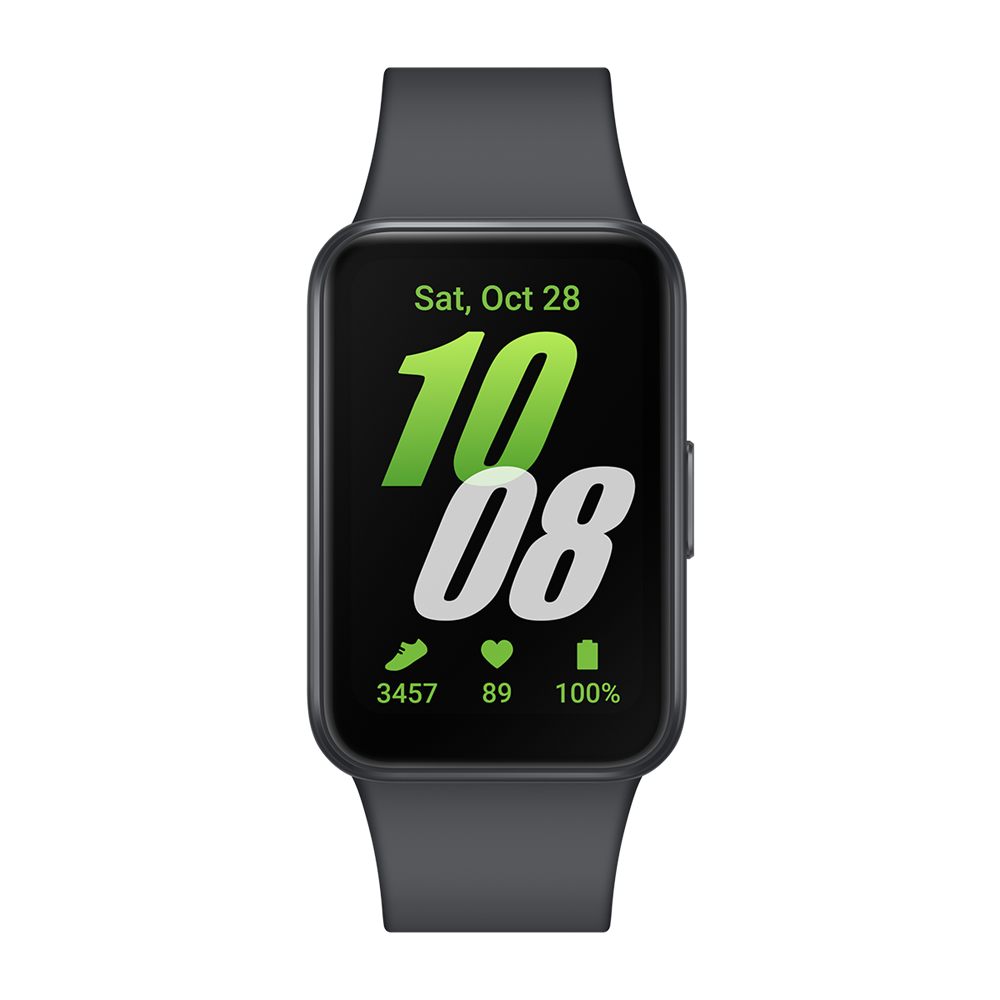 Samsung Galaxy Fit3 4,06 cm (1.6") AMOLED 40 mm Digitaal 256 x 402 Pixels Touchscreen Grijs Samsung Galaxy Fit3 4,06 cm (1.6") AMOLED 40 mm Digitaal 256 x 402 Pixels Touchscreen Grijs