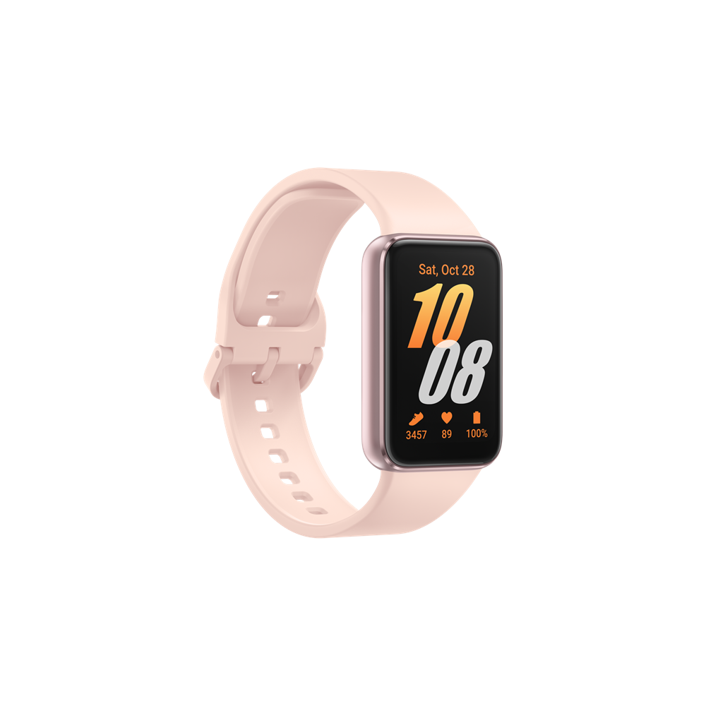 Samsung Galaxy Fit3 4,06 cm (1.6") AMOLED 40 mm Digitaal 256 x 402 Pixels Touchscreen Roze goud Samsung Galaxy Fit3 4,06 cm (1.6") AMOLED 40 mm Digitaal 256 x 402 Pixels Touchscreen Roze goud