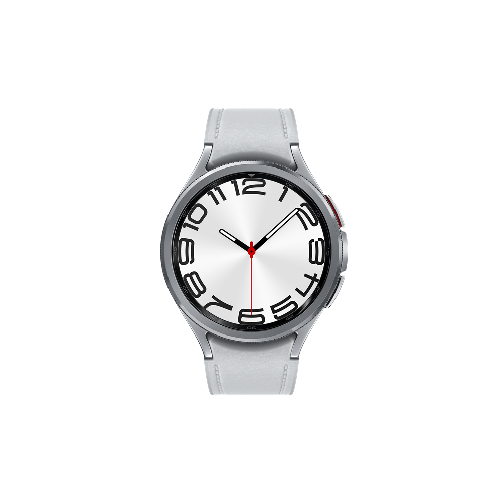 Samsung Galaxy Watch6 Classic Watch6 Classic 3,81 cm (1.5") OLED 47 mm Digitaal 480 x 480 Pixels Touchscreen Zilver Wifi GPS