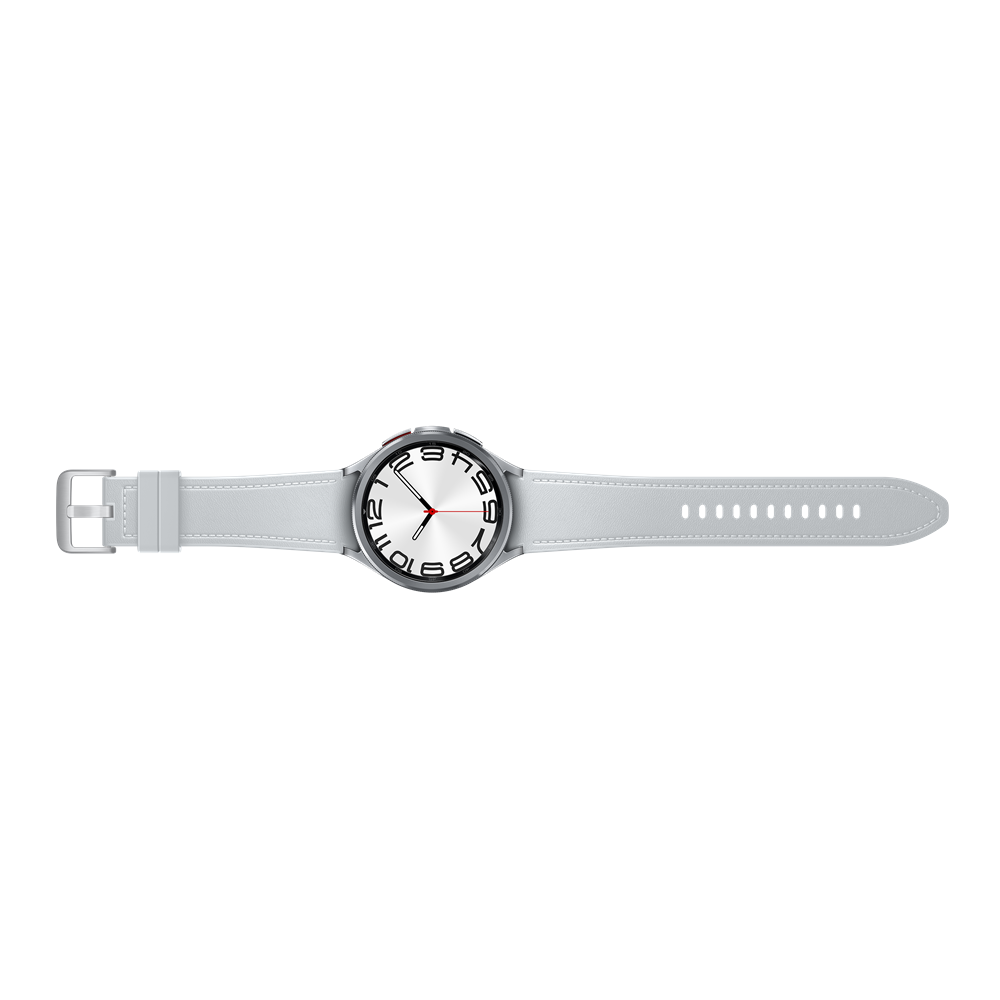 Samsung Galaxy Watch6 Classic Watch6 Classic 3,81 cm (1.5") OLED 47 mm Digitaal 480 x 480 Pixels Touchscreen Zilver Wifi GPS
