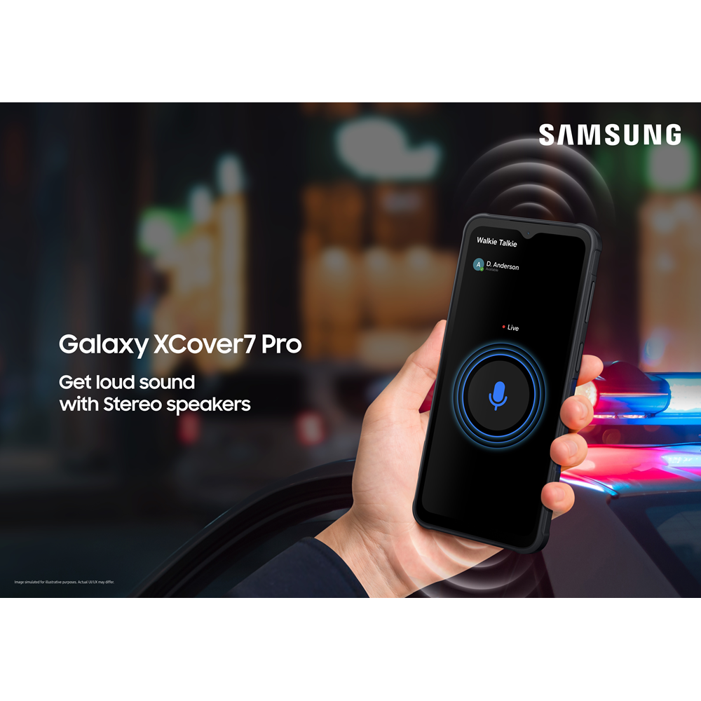 Samsung Galaxy XCover7 Pro Enterprise Edition XCover7 Pro 16.8 cm (6.6") Dual SIM Android 15 5G USB Type-C 6 GB 128 GB 4350 mAh Black
