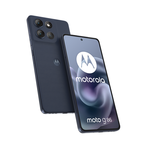 Motorola moto g86 5G 16,9 cm (6.67") Dual SIM Android 15 USB Type-C 8 GB 256 GB 5200 mAh Donkerblauw Motorola moto g86 5G 16,9 cm (6.67") Dual SIM Android 15 USB Type-C 8 GB 256 GB 5200 mAh Donkerblauw